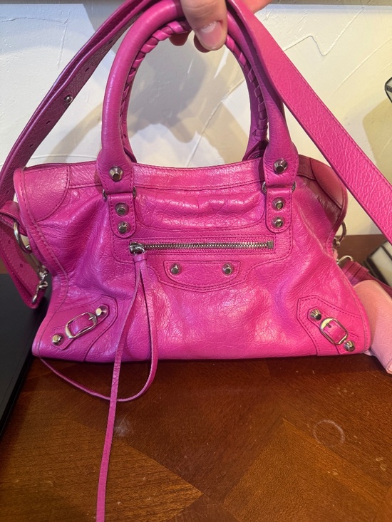 Balenciaga Handbags - Small Le City magenta 2024 s/s collection - Good